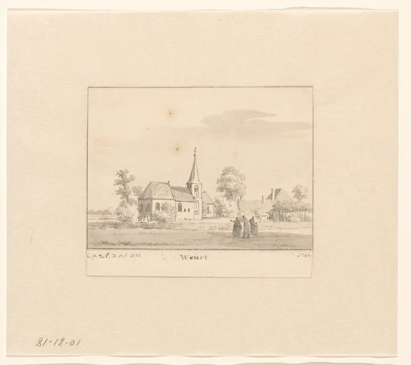 De kerk van Weurt, Gelderland Wall Art by Unknown - High-Resolution Digital Print