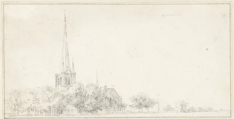 De kerk van Woensel Wall Art by Cornelis Pronk - High-Resolution Digital Print