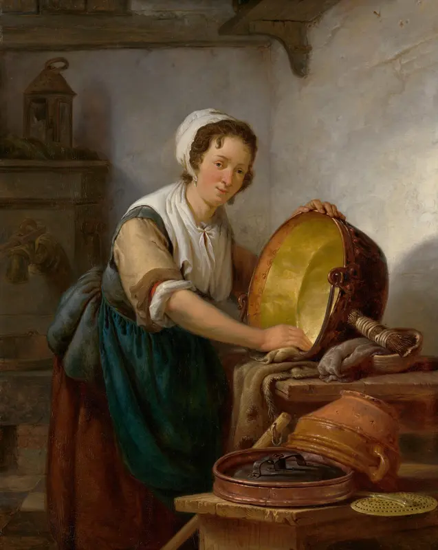 De ketelschuurster Wall Art by Abraham van Strij (I) - High-Resolution Digital Print
