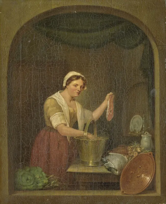 De keukenmeid Wall Art by Jan de Ruyter (II) - High-Resolution Digital Print