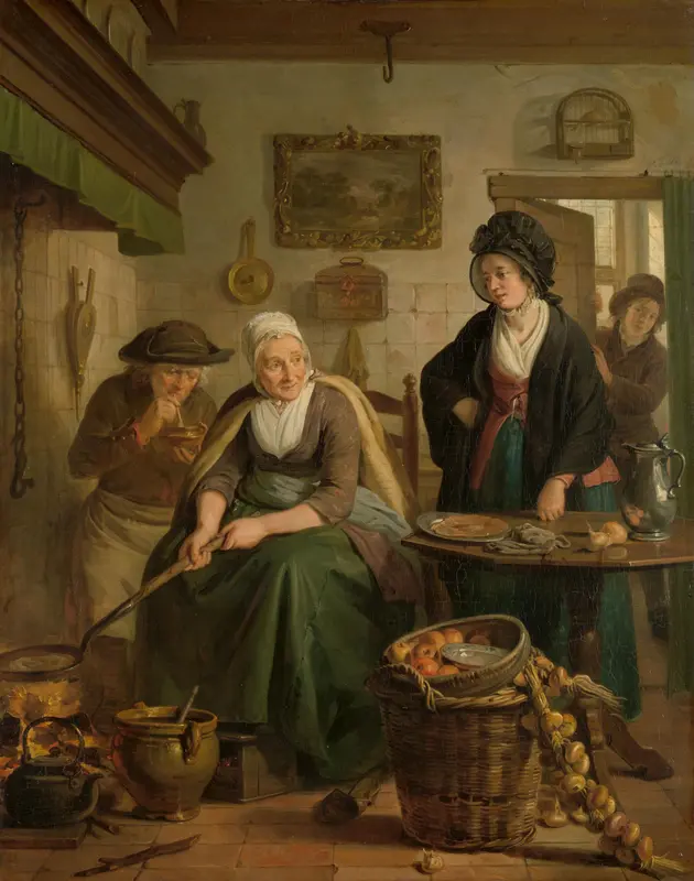 De koekenbakster Wall Art by Unknown - High-Resolution Digital Print