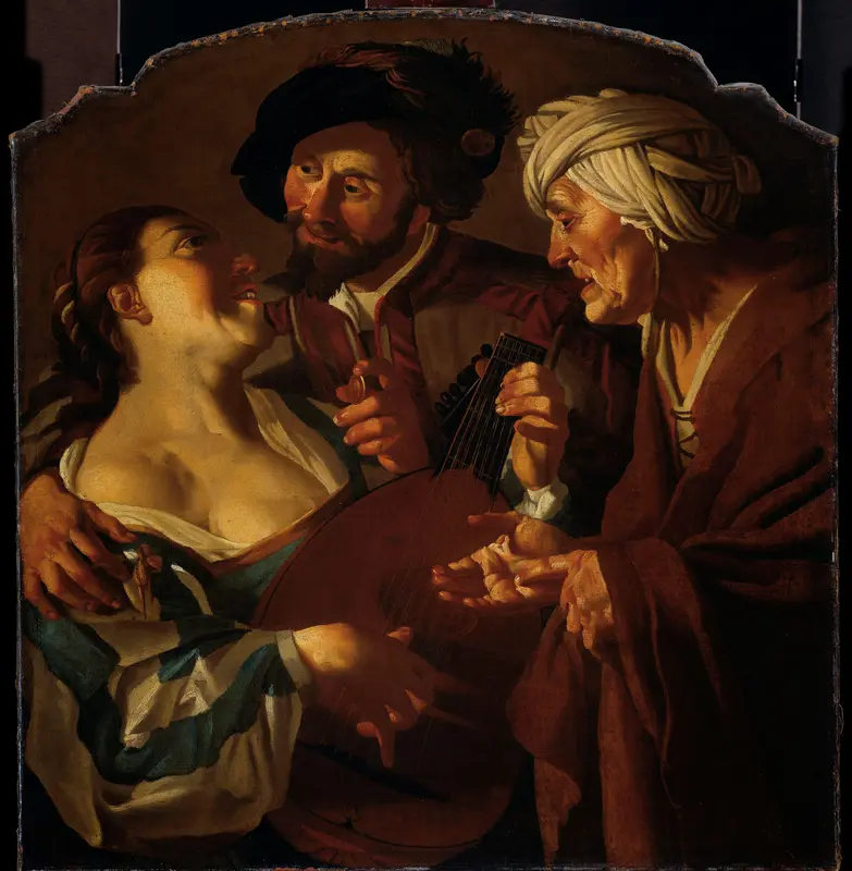 De koppelaarster Wall Art by Unknown - High-Resolution Digital Print
