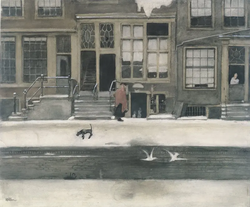 De Kromboomssloot te Amsterdam Wall Art by Unknown - High-Resolution Digital Print