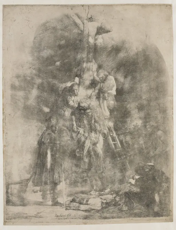 De kruisafname, eerste plaat Wall Art by Unknown - High-Resolution Digital Print
