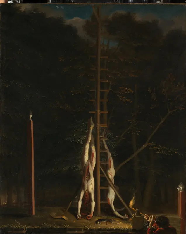 De lijken van de gebroeders De Witt Wall Art by Unknown - High-Resolution Digital Print