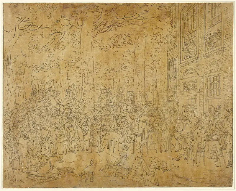 De Logementen in de Haarlemmerhout Wall Art by Jacques Kuyper - High-Resolution Digital Print