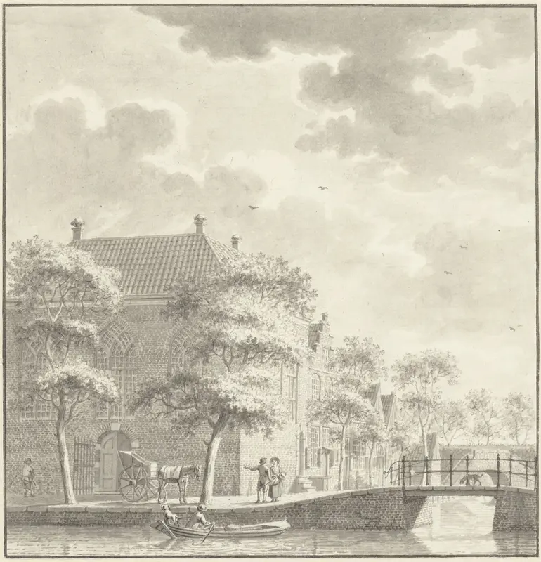 De Lutherse kerk te Alkmaar Wall Art by Isaac Ouwater - High-Resolution Digital Print