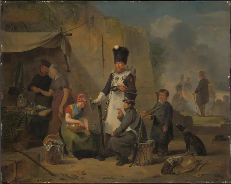 De marketentster Wall Art by Anthonie Constantijn Govaerts - High-Resolution Digital Print