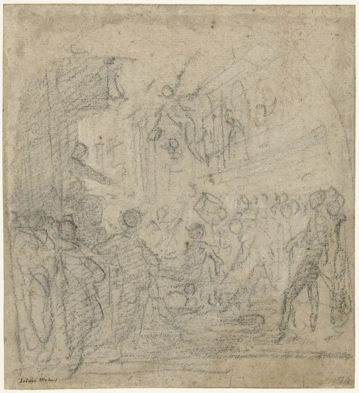 De marteling van de Heilige Laurentius Wall Art by Unknown - High-Resolution Digital Print