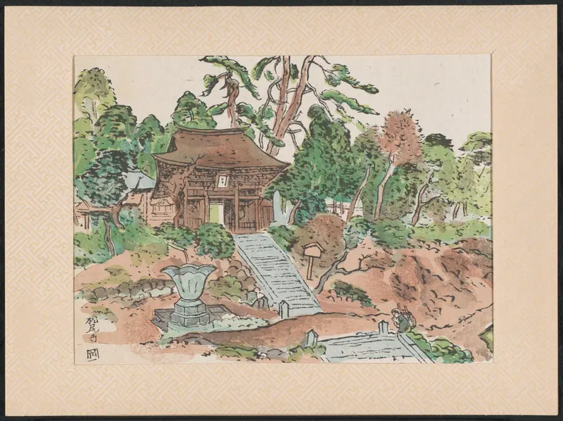 De Matsunodera tempel Wall Art by Unknown - High-Resolution Digital Print