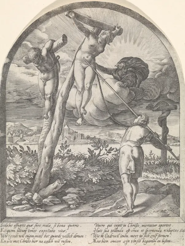 De Mens moet zijn begeerten doden Wall Art by Hendrick Goltzius - High-Resolution Digital Print