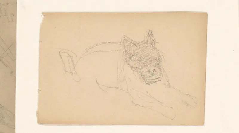 De mislukte hond Wall Art by August Allebé - High-Resolution Digital Print