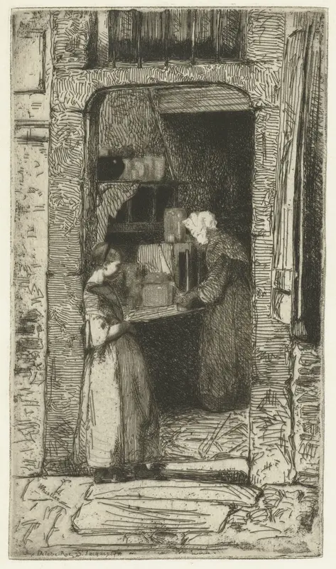 De mosterdverkoopster Wall Art by Unknown - High-Resolution Digital Print