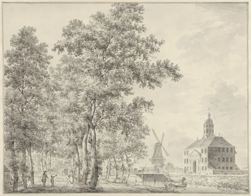 De Muiderpoort te Amsterdam Wall Art by Unknown - High-Resolution Digital Print
