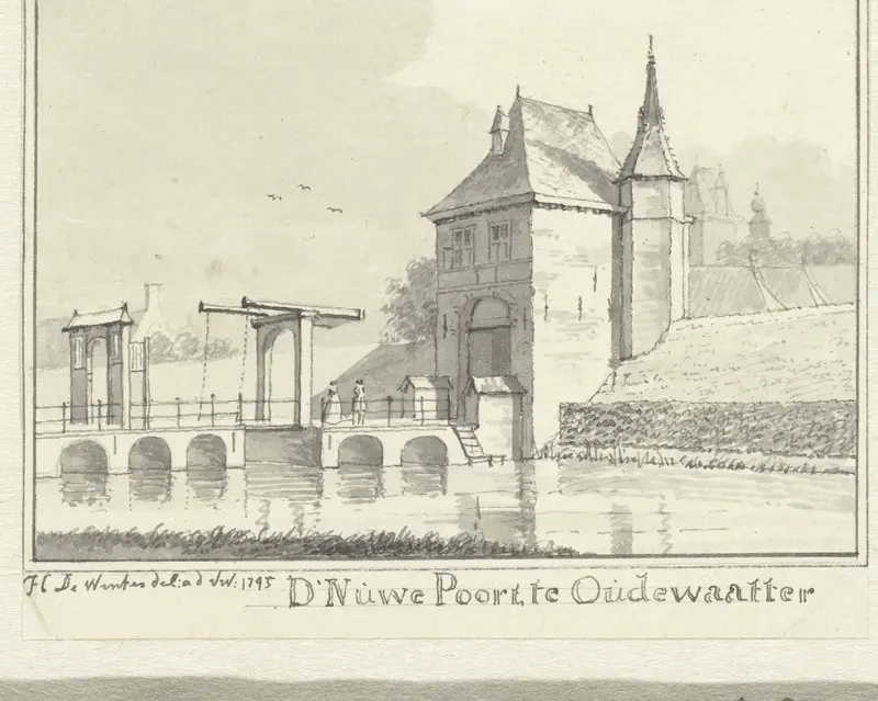 De Nieuwe Poort te Oudewater Wall Art by Unknown - High-Resolution Digital Print
