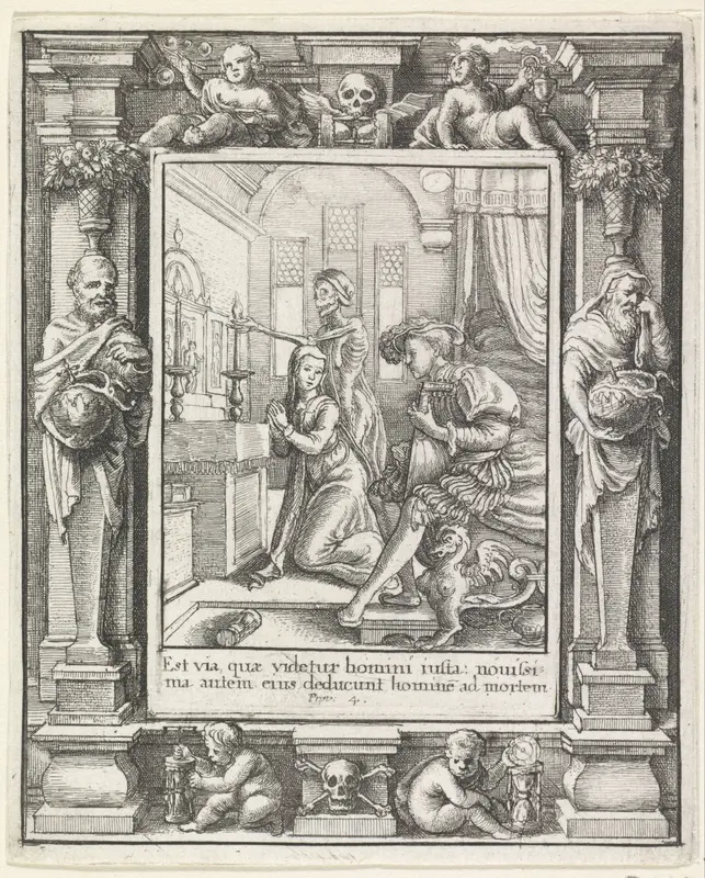 De non en de Dood Wall Art by Wenceslaus Hollar - High-Resolution Digital Print
