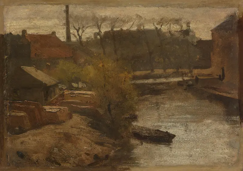De Noord-West-Buitensingel in Den Haag Wall Art by Matthijs Maris - High-Resolution Digital Print
