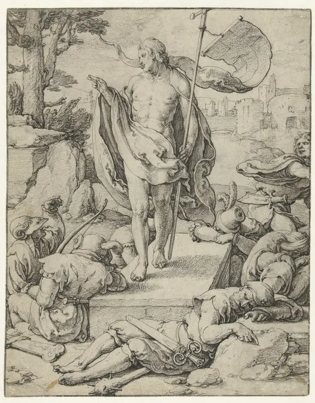 De opstanding Wall Art by Lucas van Leyden - High-Resolution Digital Print