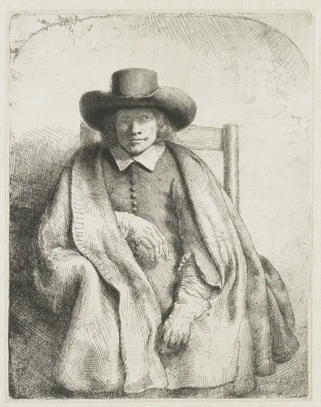 De prentverkoper Clement de Jonghe Wall Art by anonymous - High-Resolution Digital Print