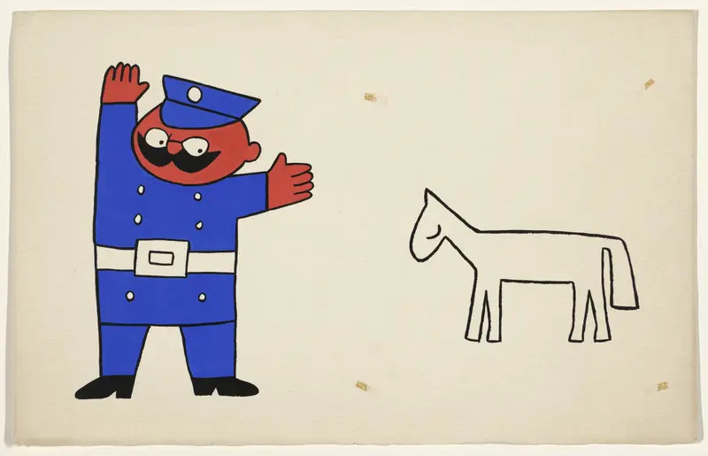 De prinses en het hondje [p. 10] Wall Art by Dick Bruna - High-Resolution Digital Print