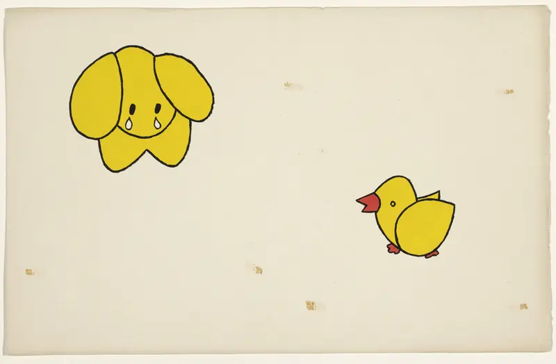 De prinses en het hondje [p. 3] Wall Art by Dick Bruna - High-Resolution Digital Print
