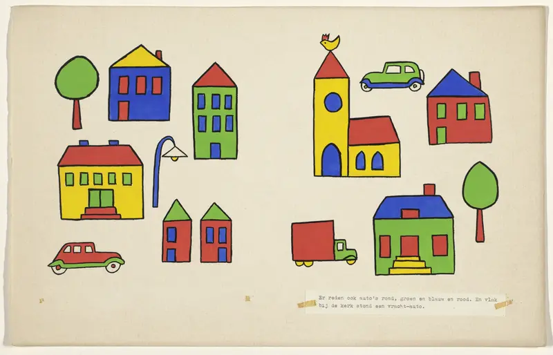 De prinses en het hondje [p. 8] Wall Art by Dick Bruna - High-Resolution Digital Print