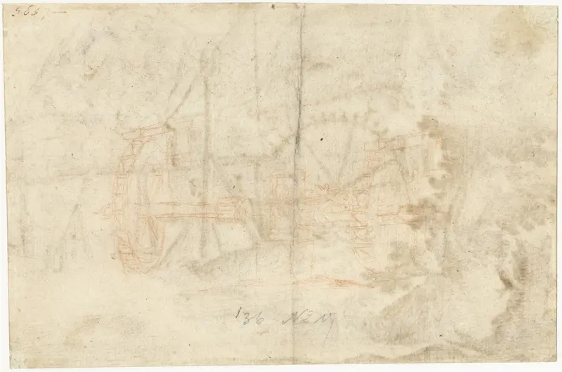 De raderen van een watermolen Wall Art by anonymous - High-Resolution Digital Print