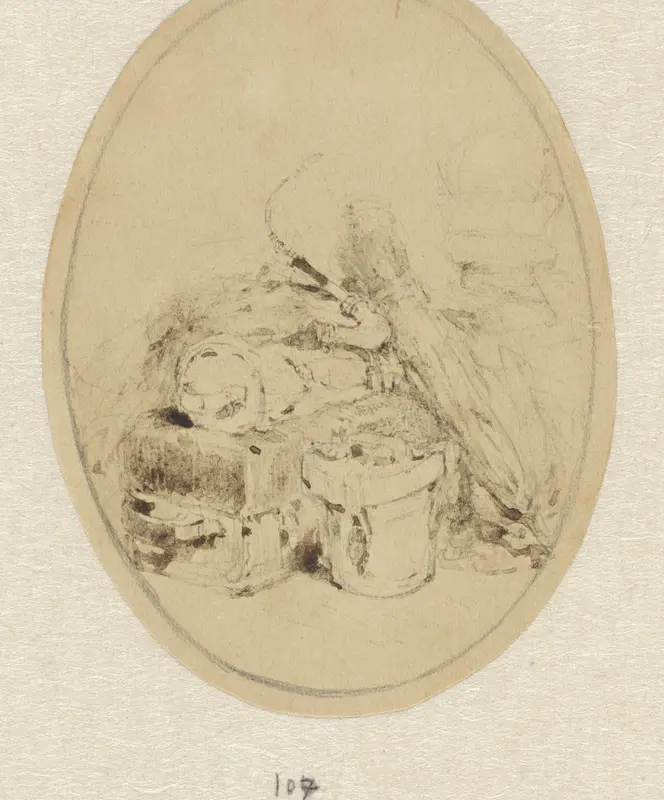 De reisbagage Wall Art by Herman Frederik Carel ten Kate - High-Resolution Digital Print