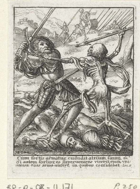 De ridder en de Dood Wall Art by Unknown - High-Resolution Digital Print
