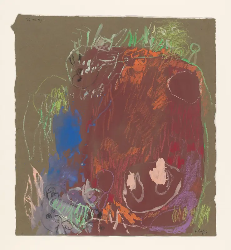 De rode berg Wall Art by Unknown - High-Resolution Digital Print