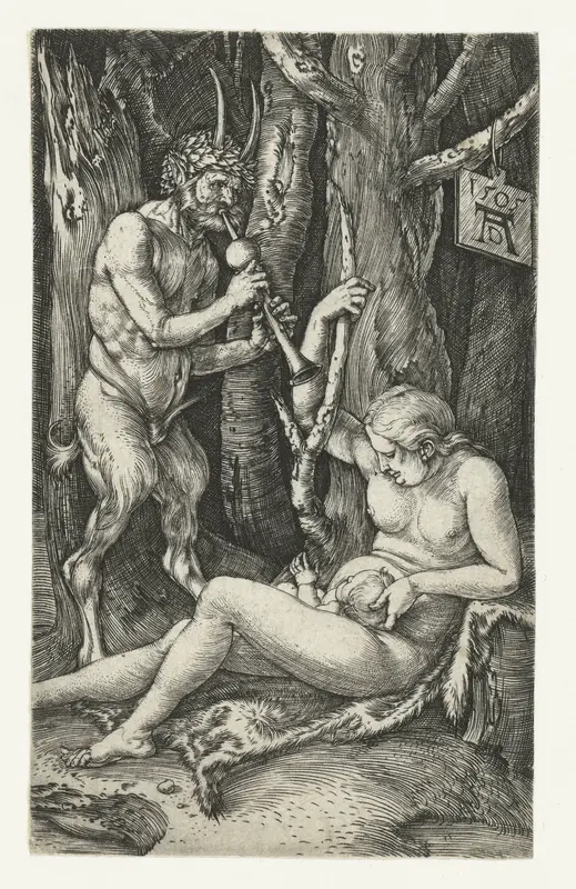 De saterfamilie Wall Art by Unknown - High-Resolution Digital Print
