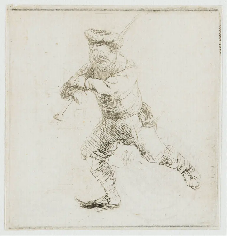De schaatser Wall Art by Rembrandt van Rijn - High-Resolution Digital Print