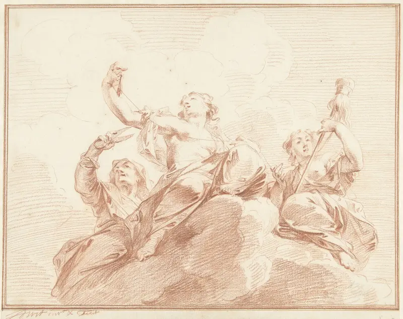 De schikgodinnen Wall Art by Jacob de Wit - High-Resolution Digital Print