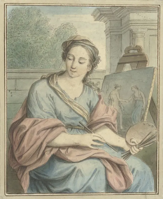 De Schilderkunst Wall Art by Louis Fabritius Dubourg - High-Resolution Digital Print