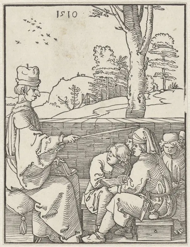 De schoolmeester Wall Art by Albrecht Dürer - High-Resolution Digital Print