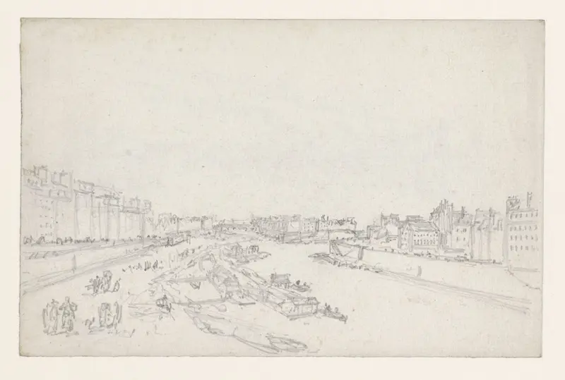 De Seine bij het Ile Wall Art by Georges Michel - High-Resolution Digital Print