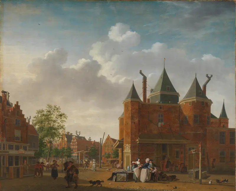 De Sint-Antoniuswaag in Amsterdam Wall Art by Isaac Ouwater - High-Resolution Digital Print