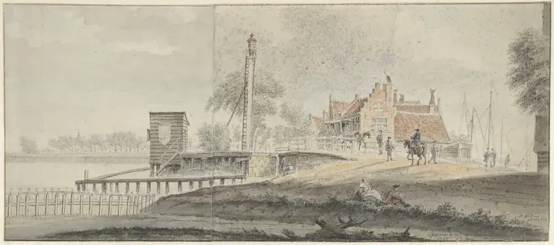 De sluis te Spaarndam Wall Art by Unknown - High-Resolution Digital Print