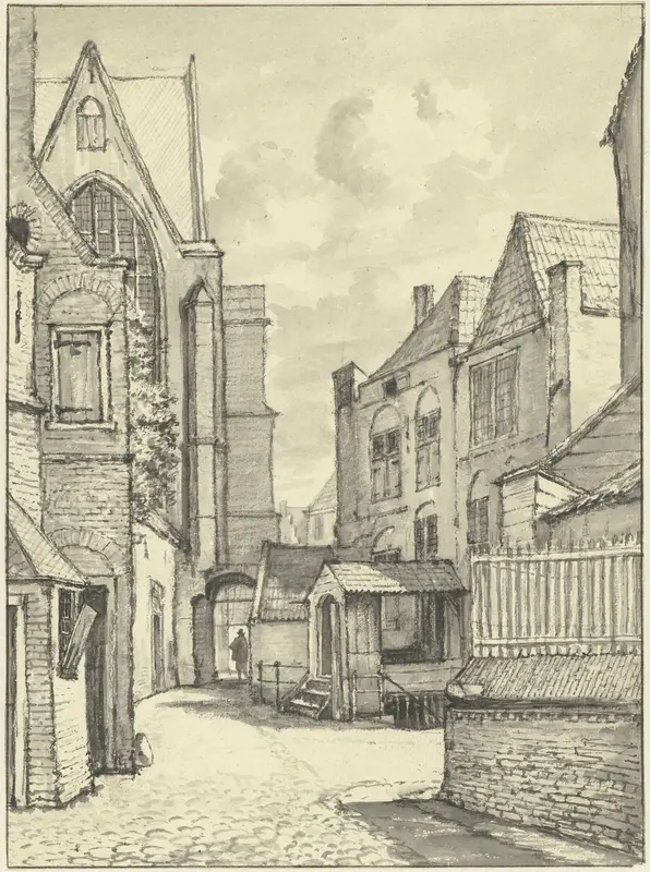 De St. Janskerk of Grote Kerk te Gouda Wall Art by Gerrit Lamberts - High-Resolution Digital Print