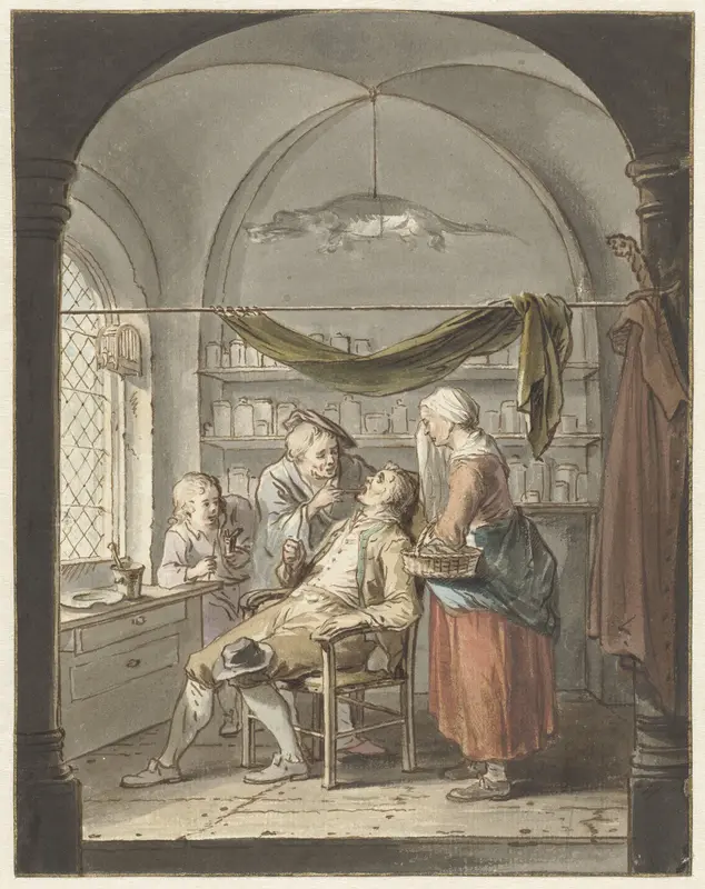 De tandmeester Wall Art by Willem Joseph Laquy - High-Resolution Digital Print