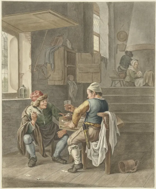De Taveerne Wall Art by Abraham Delfos - High-Resolution Digital Print