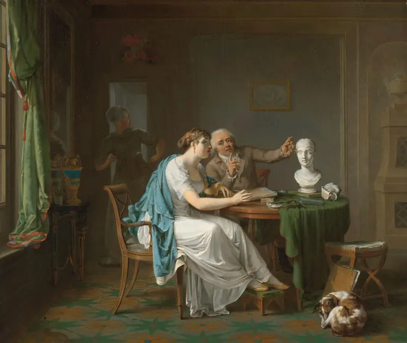 De tekenles Wall Art by Louis Moritz - High-Resolution Digital Print
