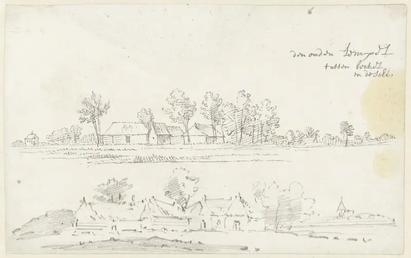 De Tempel tussen Berkel-Rodenrijs en de Schie Wall Art by Cornelis Pronk - High-Resolution Digital Print