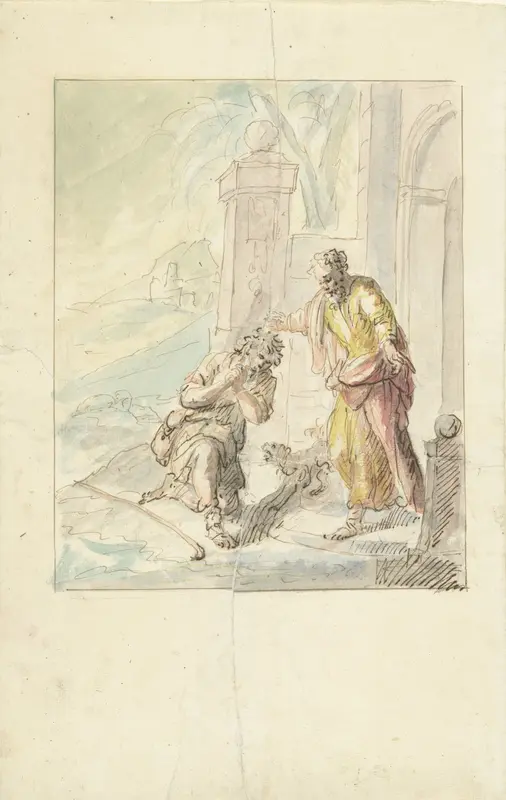 De terugkeer van de Verloren Zoon Wall Art by Elias van Nijmegen - High-Resolution Digital Print