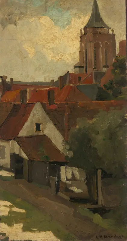 De toren van Gorkum Wall Art by Unknown - High-Resolution Digital Print