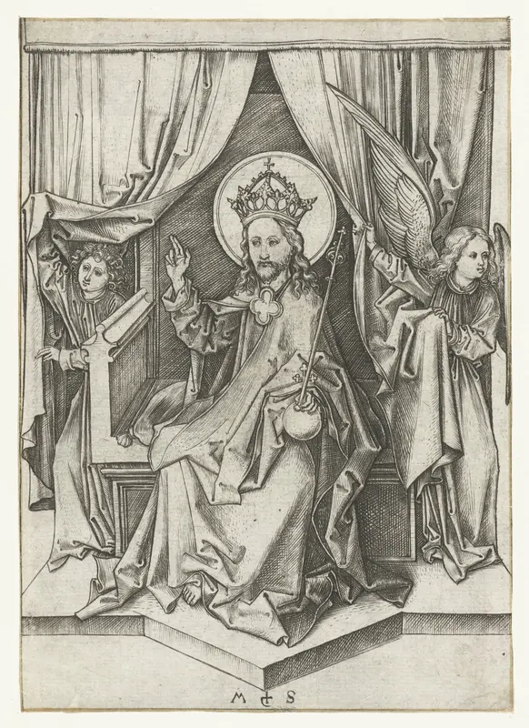 De tronende Christus Wall Art by Unknown - High-Resolution Digital Print