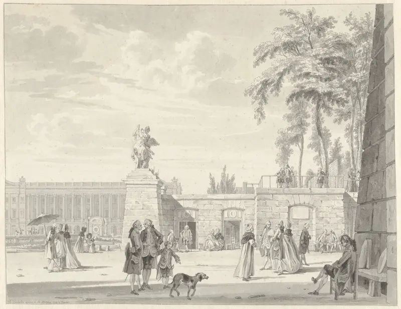 De Tuilerieën in Parijs Wall Art by Unknown - High-Resolution Digital Print