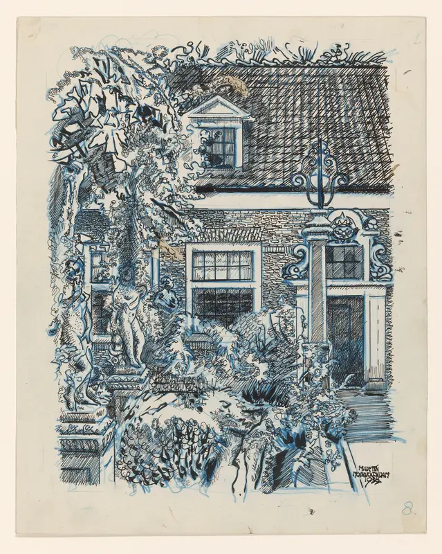 De tuin van het Hoogheemraadschap aan de Schepenmakersdijk te Edam Wall Art by Martin Monnickendam - High-Resolution Digital Print