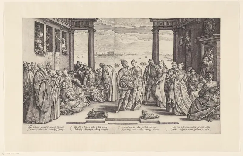 De Venetiaanse bruiloft Wall Art by Hendrick Goltzius - High-Resolution Digital Print