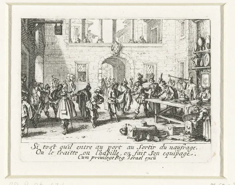 De verloren zoon krijgt nieuwe kleren Wall Art by Jacques Callot - High-Resolution Digital Print
